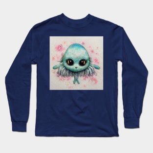 Cute sea alien Long Sleeve T-Shirt